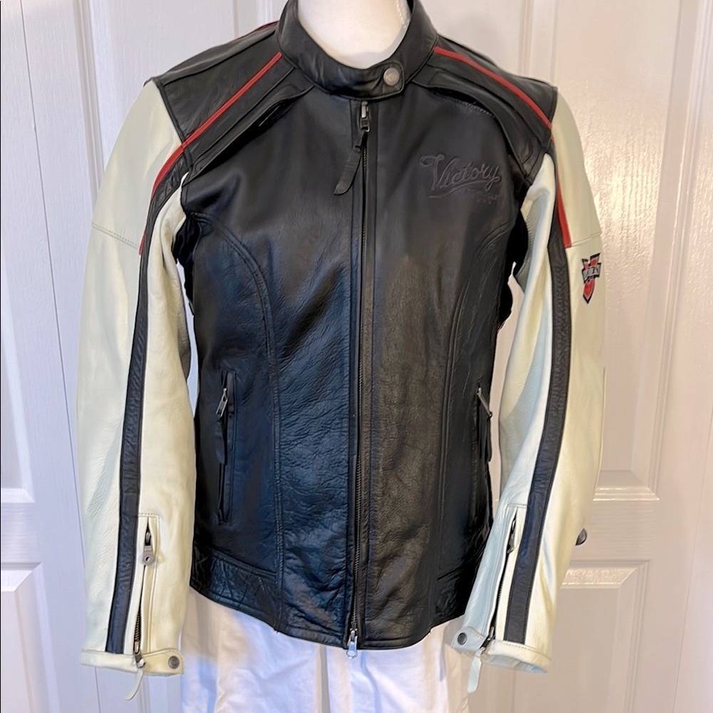 Genuine Victory Leather Motorcycle Jacket